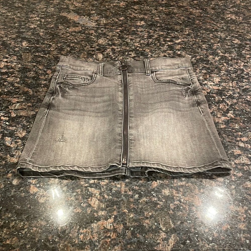 Sneak Peek jean skirt